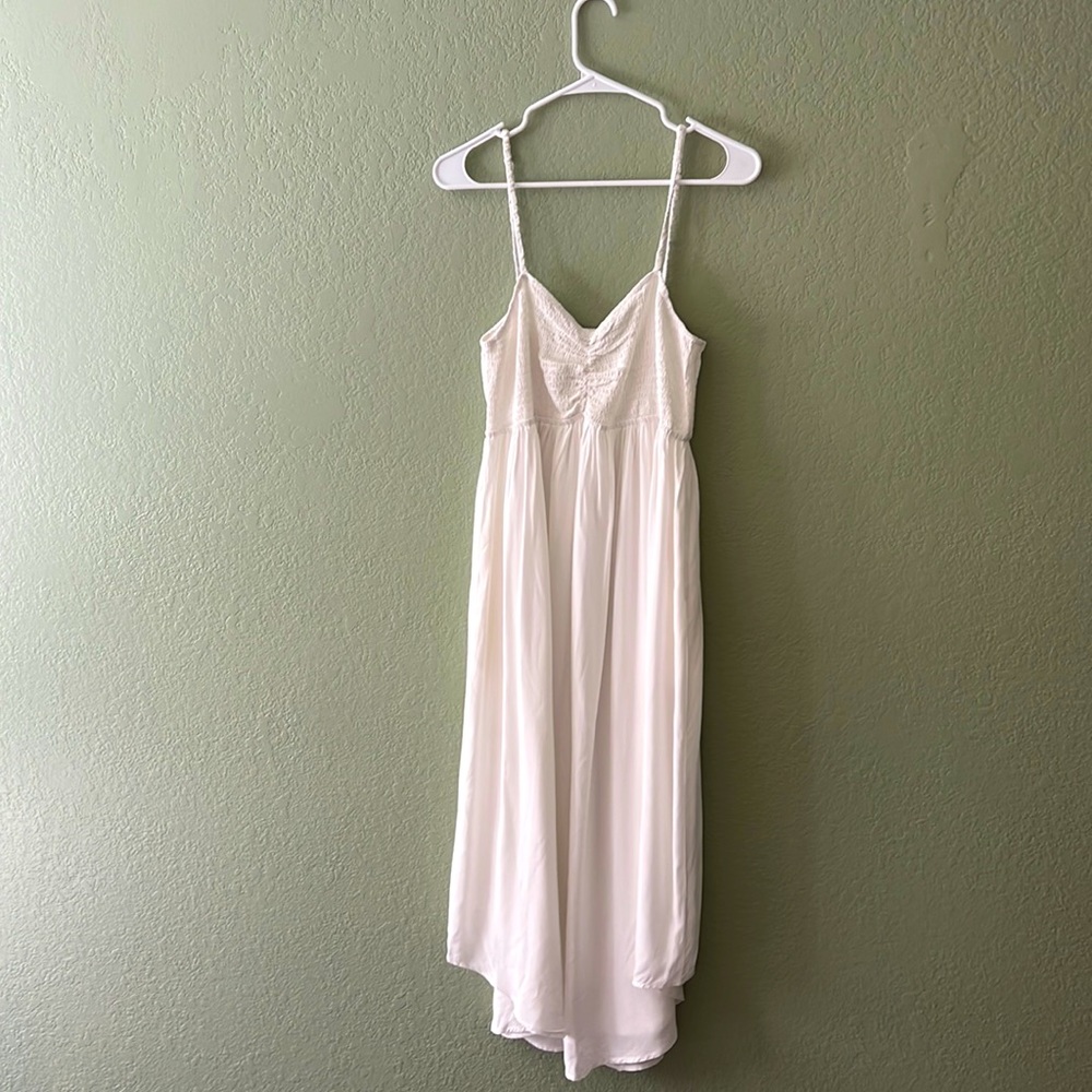 Final Touch white midi dress